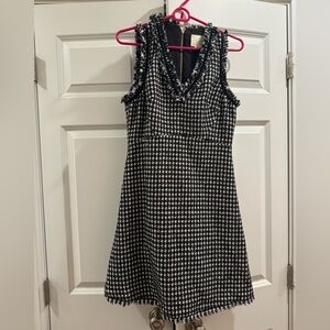 Kate Spade Houndstooth Tweed Dress US 4